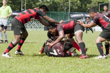 rugby oyuncuları eylem