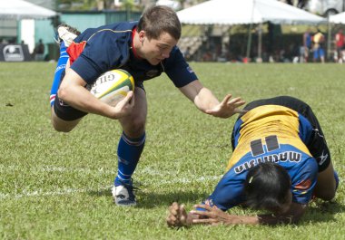 rugby oyuncuları eylem