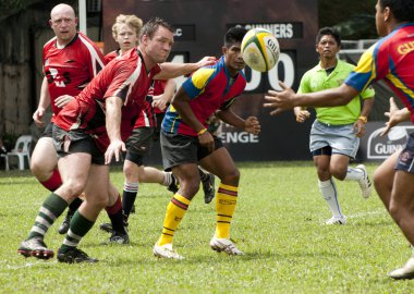 rugby oyuncuları eylem