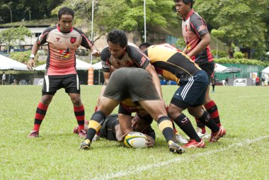 rugby oyuncuları eylem