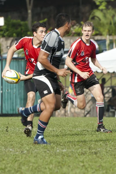 Jugadores de rugby en acción —  Fotos de Stock