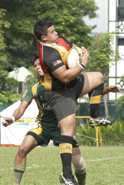 Rugby oyuncuları eylem — Stok fotoğraf