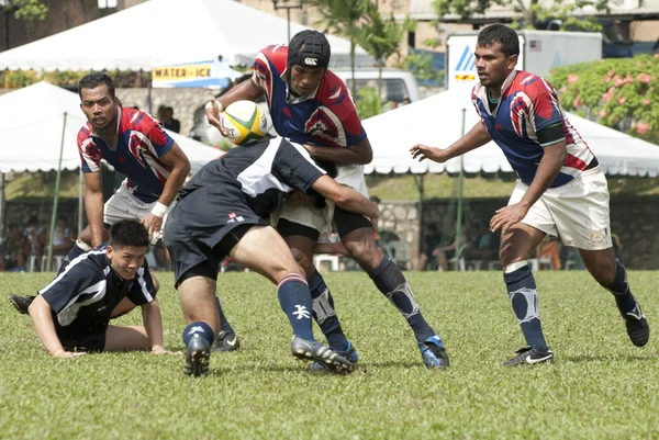 Rugbyspelare i aktion — Stockfoto