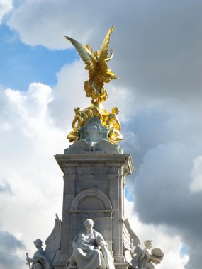 Victoria Monument of Buckingham palace. clipart