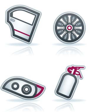 Car parts clipart