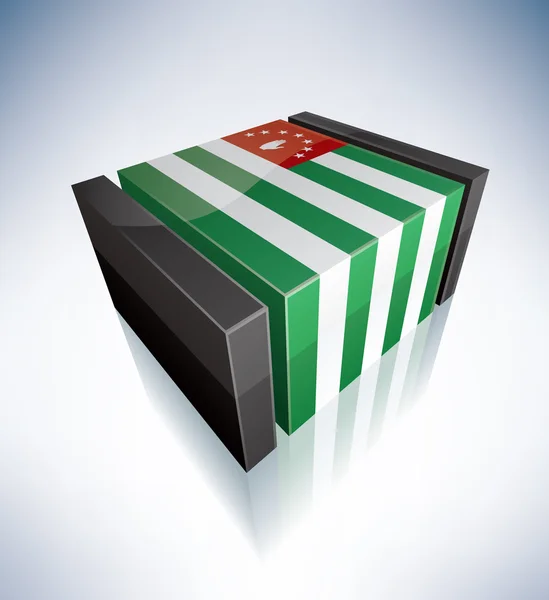 3D Abházia zászlaja — Stock Fotó