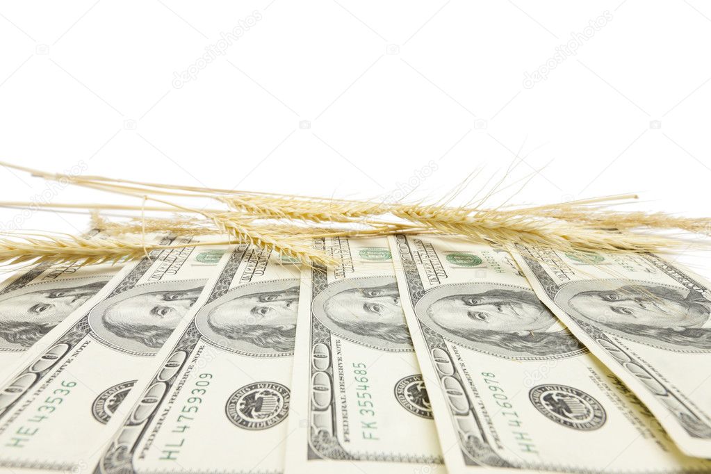 Profit from harvest background
