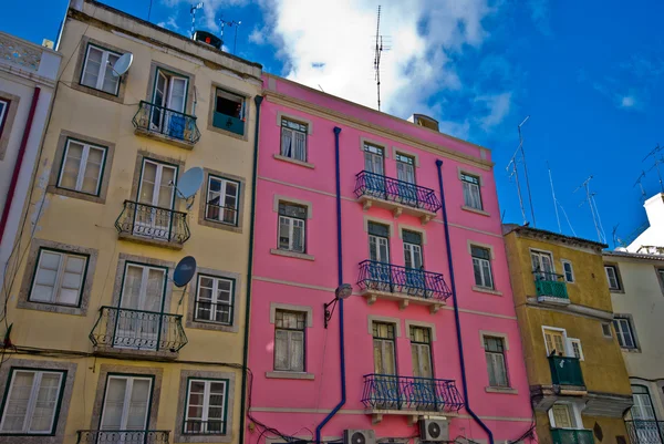 Huizen in Lissabon — Stockfoto
