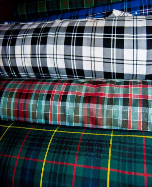 Текстиль Шотландии — стоковое фото
