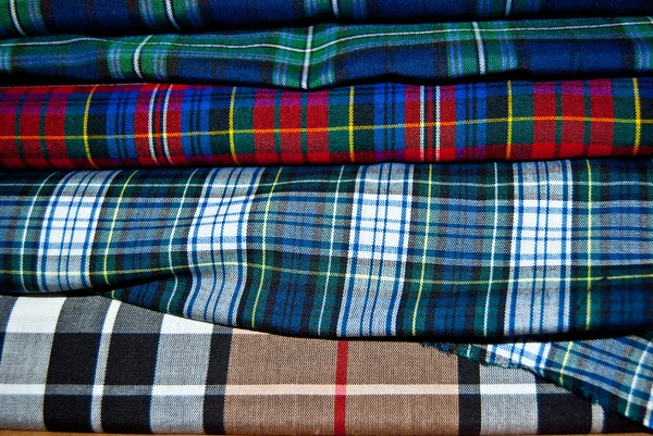Текстиль Шотландии — стоковое фото