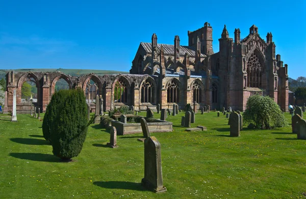 Melrose abbey — Stok fotoğraf
