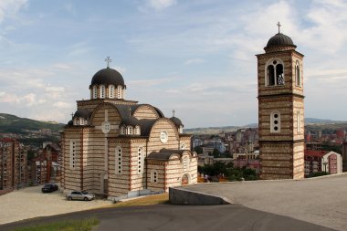 Church of Saint Demetrius, North Kosovska Mitrovica, Serbia clipart