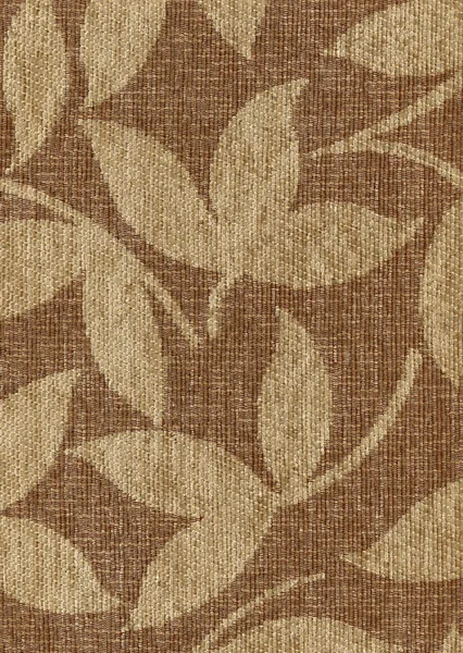 Patterned upholstery texture with leaves — Stock Photo, Image