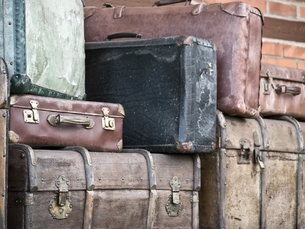 六つのスーツケース — ストック写真