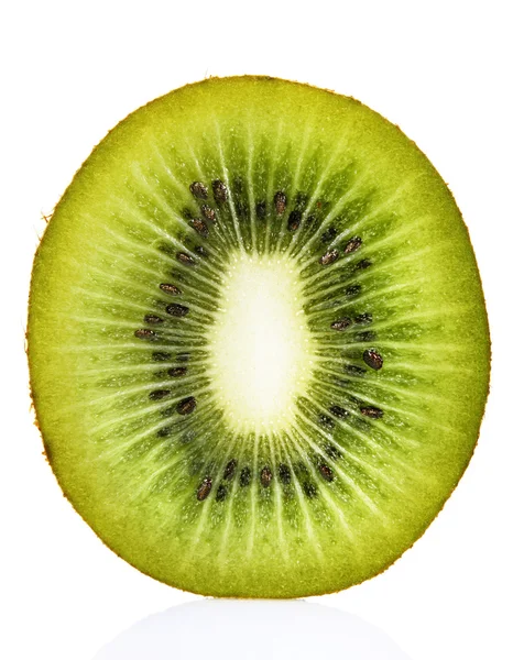 Kiwi seção transversal de frutas — Fotografia de Stock