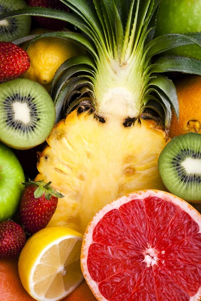 Mängd frukt — Stockfoto