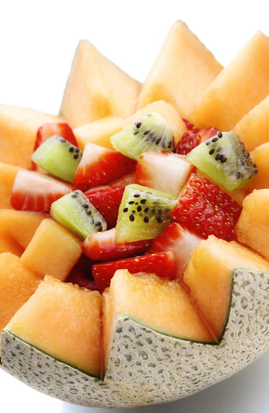 Salada de frutas close-up — Fotografia de Stock