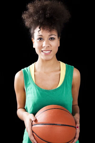 バスケット ボールの女性 — ストック写真