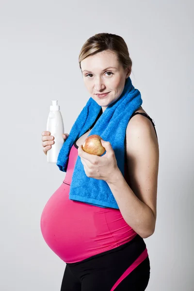 Healthy pregnant woman — Stock Photo, Image