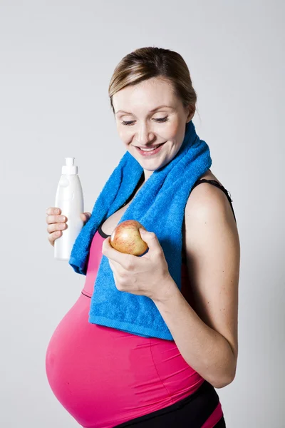 Sağlıklı hamile kadın — Stok fotoğraf
