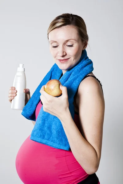 Healthy pregnant woman — Stock Photo, Image