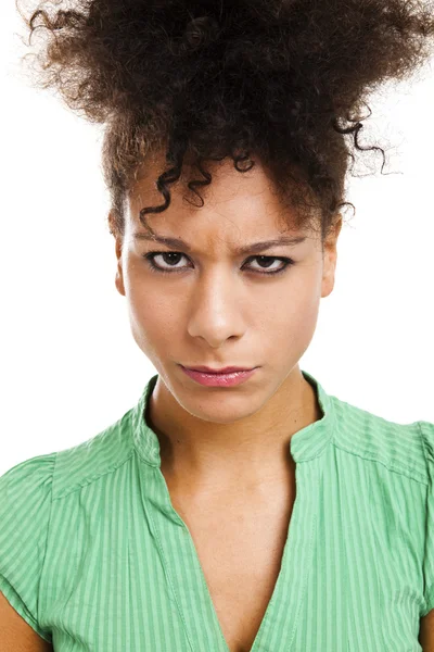 Frustrata donna arrabbiata — Foto Stock