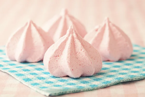 Roze meringue — Stockfoto