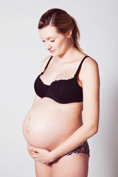怀孕的母亲 图库图片