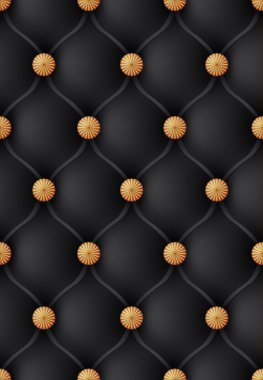 Luxury black leather vector background clipart