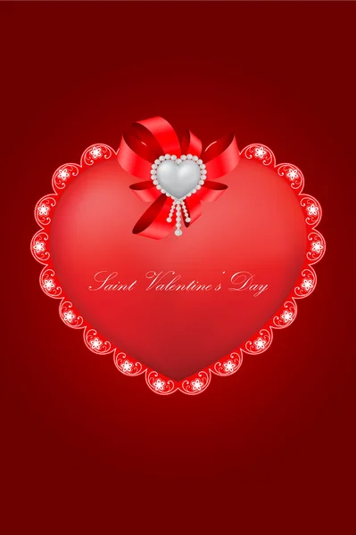 Vector valentine greeting card — Stock Vector