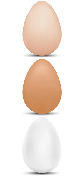 Cartão de saudação vetorial com ovos, dedicado à Feliz Páscoa — Vetor de Stock