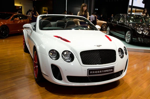 Bentley continental supersports isr autó a kijelzőn — Stock Fotó