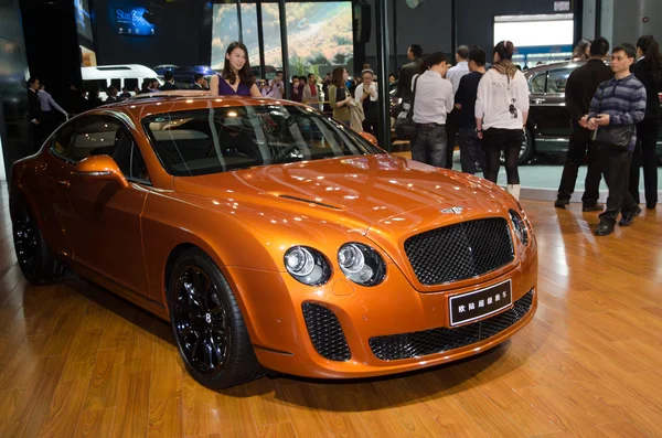 Bentley Continental Supersports car on display — Stock Photo, Image