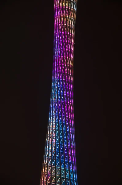광저우 새로운 tv 타워, 세계에서 가장 높은 tv 타워 — 스톡 사진