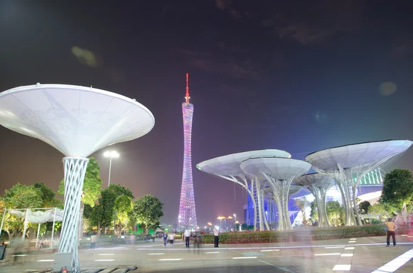 Guangzhou νέος Πύργος της τηλεόρασης, τον υψηλότερο πύργο τηλεόραση στον κόσμο — Φωτογραφία Αρχείου