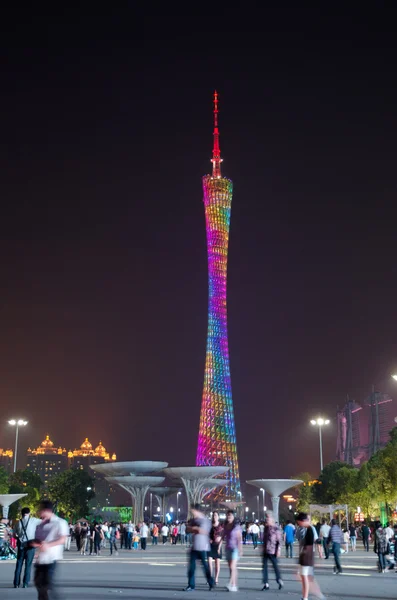 Nieuwe tv-toren van Guangzhou, de hoogste televisietoren in de wereld — Stockfoto
