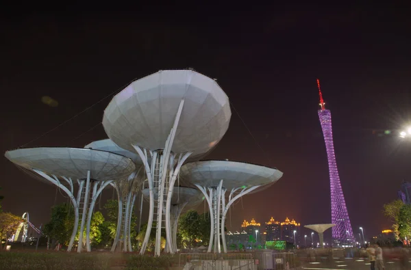 Guangzhou ciudad noche paisaje — Foto de Stock