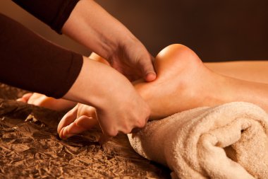 Foot massage clipart