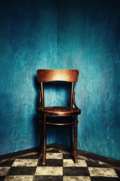 Chair in corner — Stock Photo, Image