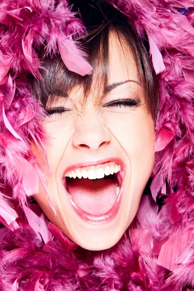 Happy excited woman — Stock Photo, Image