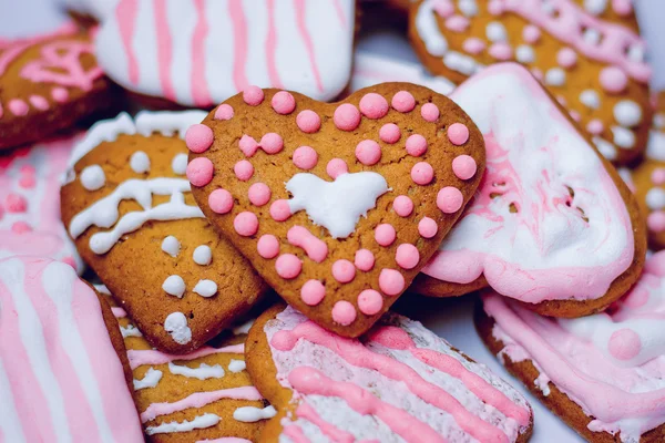 Сердце печенье — стоковое фото