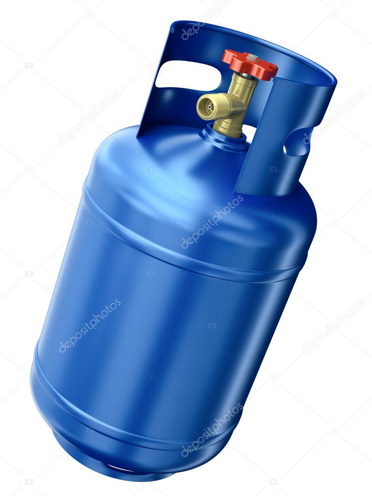 Blue gas container