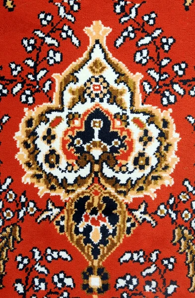 Традиционная текстура красного орнамента — стоковое фото