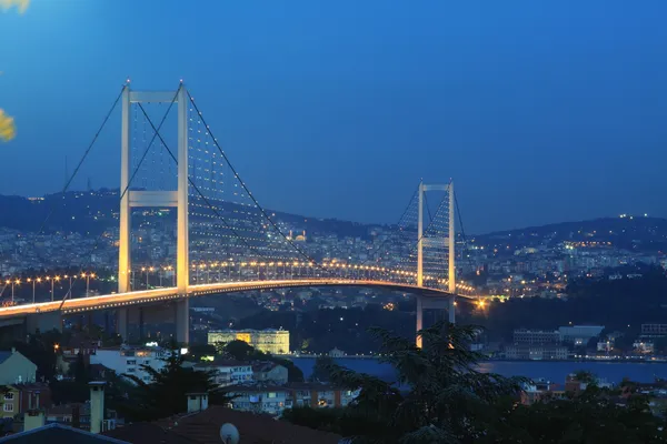 Bosporus-brug Stockafbeelding