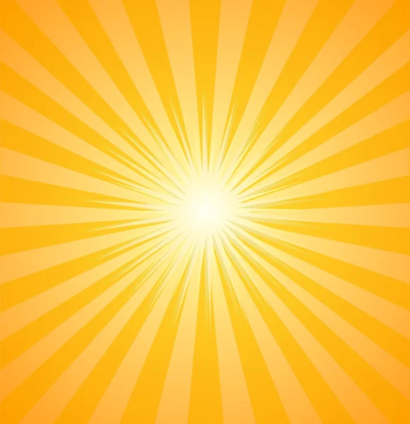 Sarı güneş arkaplanı — Stok Vektör
