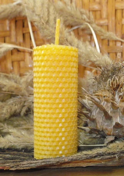 Бджолиного воску свічки — стокове фото