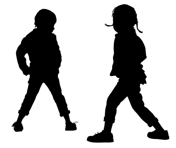 子供のファッション — ストックベクタ
