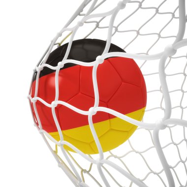 net içinde Alman futbol topu