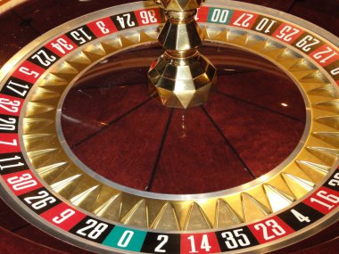 Roulette wheel clipart