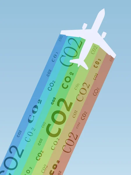 CO2-uitstoot — Stockfoto